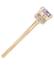 Женские Кольца_Серебро .925_АМЕТИСТ_Нанокристалл_4-Лазурит-Онлайн