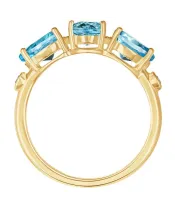 Женские Кольца_Серебро .925_ТОПАЗ_Нанокристалл_3-Лазурит-Онлайн