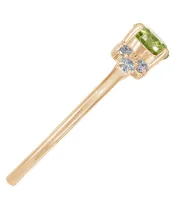 Женские Кольца_Серебро .925_ХРИЗОЛИТ_Нанокристалл_4-Лазурит-Онлайн