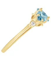 Женские Кольца_Серебро .925_ТОПАЗ_Нанокристалл_4-Лазурит-Онлайн