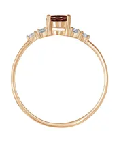 Женские Кольца_Серебро .925_ГРАНАТ_Нанокристалл_3-Лазурит-Онлайн