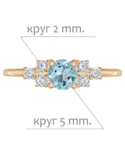 Женские Кольца_Серебро .925_ТОПАЗ_Нанокристалл_2-Лазурит-Онлайн