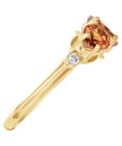 Женские Кольца_Серебро .925_ЦИТРИН_Нанокристалл_4-Лазурит-Онлайн