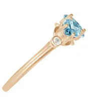 Женские Кольца_Серебро .925_ТОПАЗ_Нанокристалл_4-Лазурит-Онлайн