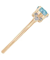 Женские Кольца_Серебро .925_ТОПАЗ_Нанокристалл_4-Лазурит-Онлайн