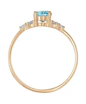 Женские Кольца_Серебро .925_ТОПАЗ_Нанокристалл_3-Лазурит-Онлайн