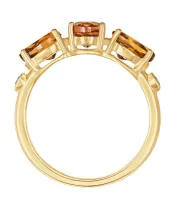 Женские Кольца_Серебро .925_ЦИТРИН_Нанокристалл_3-Лазурит-Онлайн