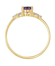 Женские Кольца_Серебро .925_АМЕТИСТ_Нанокристалл_3-Лазурит-Онлайн