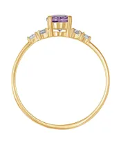 Женские Кольца_Серебро .925_АМЕТИСТ_Нанокристалл_3-Лазурит-Онлайн