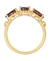 Женские Кольца_Серебро .925_ГРАНАТ_Нанокристалл_3-Лазурит-Онлайн