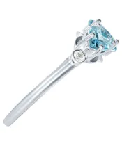 Женские Кольца_Серебро .925_ТОПАЗ_Нанокристалл_4-Лазурит-Онлайн