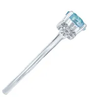 Женские Кольца_Серебро .925_ТОПАЗ_Нанокристалл_4-Лазурит-Онлайн