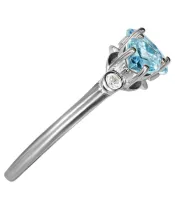 Женские Кольца_Серебро .925_ТОПАЗ_Нанокристалл_4-Лазурит-Онлайн