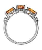 Женские Кольца_Серебро .925_ЦИТРИН_Нанокристалл_3-Лазурит-Онлайн