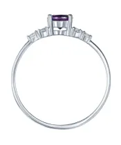 Женские Кольца_Серебро .925_АМЕТИСТ_Нанокристалл_3-Лазурит-Онлайн