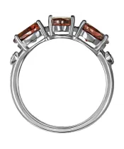 Женские Кольца_Серебро .925_ГРАНАТ_Нанокристалл_3-Лазурит-Онлайн