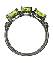 Женские Кольца_Серебро .925_ХРИЗОЛИТ_Нанокристалл_3-Лазурит-Онлайн