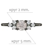 Женские Кольца_Серебро .925_КВАРЦ_Нанокристалл_2-Лазурит-Онлайн