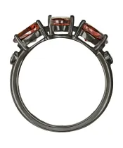 Женские Кольца_Серебро .925_ГРАНАТ_Нанокристалл_3-Лазурит-Онлайн