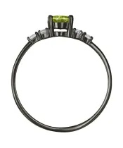 Женские Кольца_Серебро .925_ХРИЗОЛИТ_Нанокристалл_3-Лазурит-Онлайн