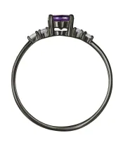 Женские Кольца_Серебро .925_АМЕТИСТ_Нанокристалл_3-Лазурит-Онлайн