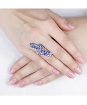 Женские Кольца_Серебро .925_САПФИР__6-Лазурит-Онлайн