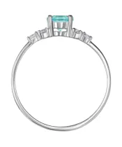 Женские Кольца_Серебро .925_АПАТИТ_Нанокристалл_4-Лазурит-Онлайн