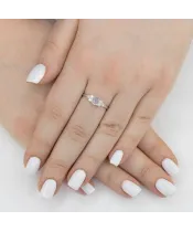 Женские Кольца_Серебро .925_ЛУННЫЙ КАМЕНЬ_Нанокристалл_4-Лазурит-Онлайн