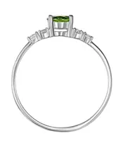 Женские Кольца_Серебро .925_ХРОМДИОПСИД_Нанокристалл_3-Лазурит-Онлайн