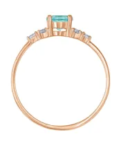 Женские Кольца_Серебро .925_АПАТИТ_Нанокристалл_4-Лазурит-Онлайн