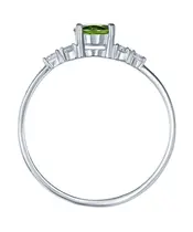 Женские Кольца_Серебро .925_ХРОМДИОПСИД_Нанокристалл_3-Лазурит-Онлайн