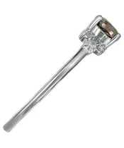 Женские Кольца_Серебро .925_РАУХТОПАЗ_Нанокристалл_4-Лазурит-Онлайн