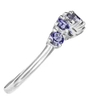 Женские Кольца_Серебро .925_ИОЛИТ__4-Лазурит-Онлайн