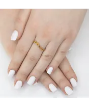 Женские Кольца_Серебро .925_ЦИТРИН__6-Лазурит-Онлайн