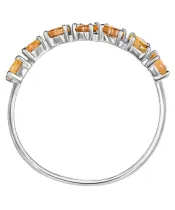 Женские Кольца_Серебро .925_ЦИТРИН__3-Лазурит-Онлайн