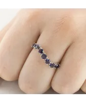 Женские Кольца_Серебро .925_ИОЛИТ__5-Лазурит-Онлайн