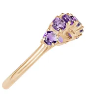 Женские Кольца_Серебро .925_АМЕТИСТ__4-Лазурит-Онлайн