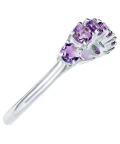 Женские Кольца_Серебро .925_АМЕТИСТ__4-Лазурит-Онлайн