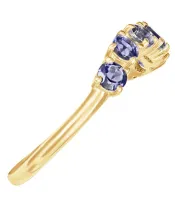 Женские Кольца_Серебро .925_ИОЛИТ__4-Лазурит-Онлайн