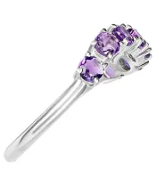 Женские Кольца_Серебро .925_АМЕТИСТ__4-Лазурит-Онлайн