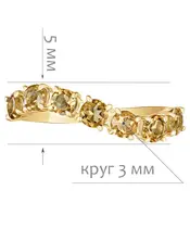 Женские Кольца_Серебро .925_ЦИТРИН__2-Лазурит-Онлайн