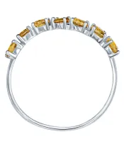 Женские Кольца_Серебро .925_ЦИТРИН__3-Лазурит-Онлайн