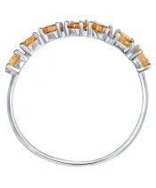 Женские Кольца_Серебро .925_ЦИТРИН__3-Лазурит-Онлайн