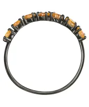 Женские Кольца_Серебро .925_ЦИТРИН__3-Лазурит-Онлайн