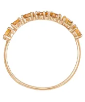 Женские Кольца_Серебро .925_ЦИТРИН__3-Лазурит-Онлайн