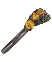 Женские Кольца_Серебро .925_ЦИТРИН__4-Лазурит-Онлайн