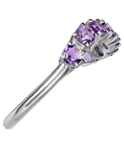 Женские Кольца_Серебро .925_АМЕТИСТ__4-Лазурит-Онлайн