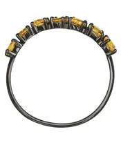 Женские Кольца_Серебро .925_ЦИТРИН__3-Лазурит-Онлайн