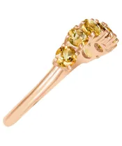 Женские Кольца_Серебро .925_ЦИТРИН__4-Лазурит-Онлайн