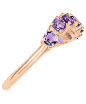 Женские Кольца_Серебро .925_АМЕТИСТ__4-Лазурит-Онлайн